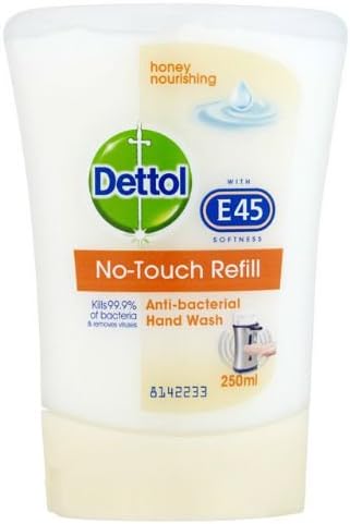Dettol E45 No Touch Soap Refill Honey 250ml Case of 6