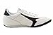 Diesel Men's Claw Action S-Actwings Leather Fashion Sneaker, White/Black, 7.5 M US