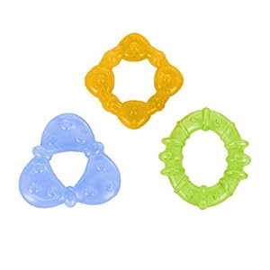 Bright Starts Chill & Teethe Water-filled BPA-free Baby Teething Toy, Ages 3 Months+