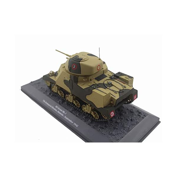 Simulation Tank Modell, Legierungsbehälter Britisch M3 Medium Panzer Modell Dekoration Militärische Souvenirsammlung…