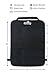 Kick Mats Plus 2 Extra Large Organizer Pockets - Deluxe Backseat Protector As Seat Covers for Car, SUV, Minivan or Truck - Vehicle Back Seats Kids Safety Accessories - Universal Automotive Protectors