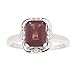 BL Jewelry Vintage Style Sterling Silver Emerald Cut Genuine Mozambique Garnet Ring (1.7 CT.T.W) (9)