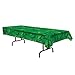 Beistle, Green/Black 54707 Palm Leaf Table Cover (54 In. X 108 In.), 54" x 108" primary