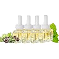 (4 Pack) Fraser Fir & Fresh Balsam Plug in Refill Fits Air Wick- Christmas Tree Scent