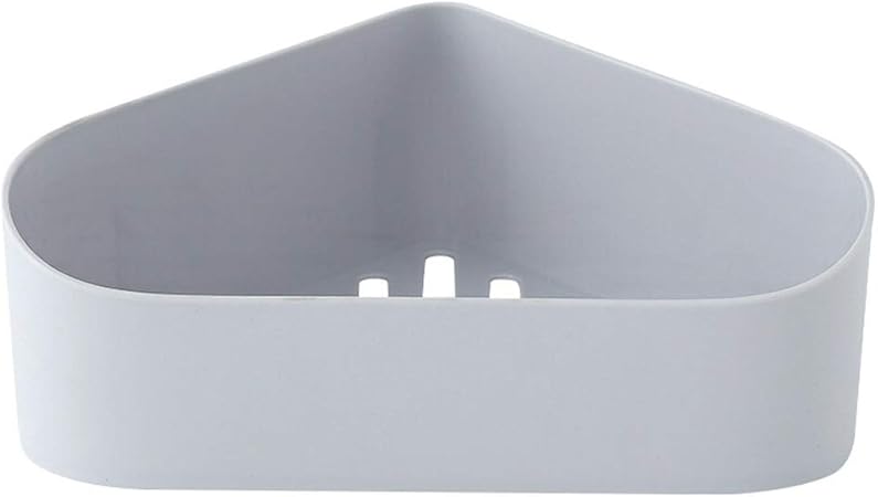 Estante del Cuarto de baño, Estante plástico de la Esquina montado en