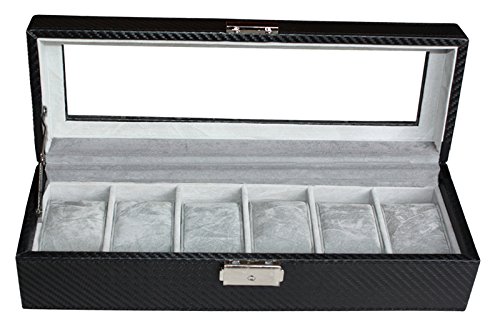 Men s jewelry box High-grade 12 Compartment leather