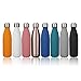 KINGSO 17oz Double Wall Vacuum Cool Insulation Stainless Steel Water Bottle Leak- proof and No Sweating Perfect for Summer Outdoor Sports Camping Hiking Cycling White