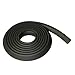 KidKusion Baby Proof Edge Cushion Protector | Made in USA | Foam Rubber Furniture and Fireplace Edge Guard Bumper | Black | 12 Ft | Tape Included