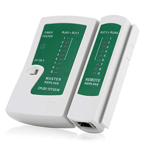 Professional RJ45 RJ11 Cat5 Cat6 LAN Cable Tester Hand-held Network Cable Tester Telephone Line Detector Tracker Tool Kit