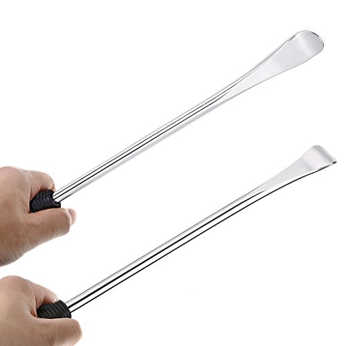 image for Sumnacon Large Tire Levers Spoon Set 14.5 Inch, Solid Heavy Duty Motor