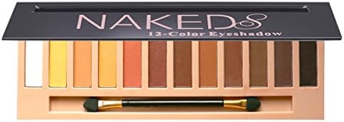 12 Colors Eyeshadow Pallete Natural Nudes Naked Matte &amp; Shimmer &amp;Glitter Professional Eye Shadow Pallete Set for Smoky Cosmetic,Waterproof Cosmetic Makeup Kit (Matte)