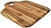 Superior Trading Co. Acacia Wood Cutting Board Wooden Handle. 16 x 12 in.