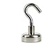 Magnetic Hook, Capacity Quality Chrome Plated for Tools, Keys, Towels, 2 Piece