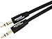Amazon Basics 3.5 mm Coiled Stereo Audio Cable - 6.5 feet (2 Meters) Stretched Length
