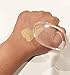 Clear Silicone Makeup Applicator Sponge Perfect for BB CC Cream Foundation Concealer Blending Air Cushion Cosmetics Blender (3 Clear Silisponges)