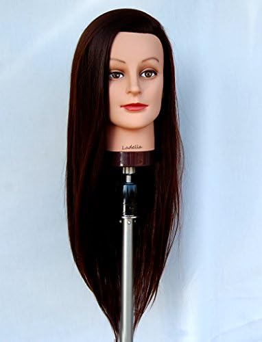 Ladella Beauty 26-28" Cosmetology (Heavy Density) Synthetic Fiber Mannequin Manikin Training Head - Jodie
