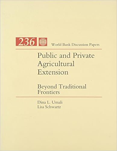 Amazoncom Public And Private Agricultural Extension - 