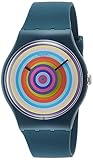 Swatch Men's New Gent SUON117 Blue Silicone Quartz Watch