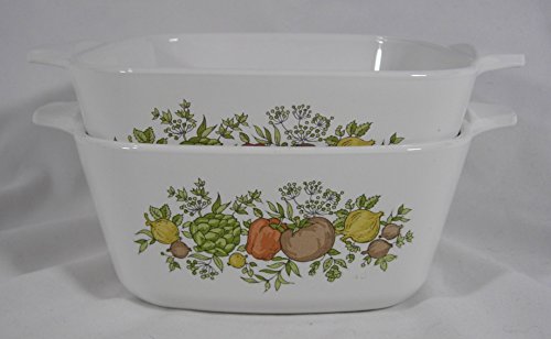 Click Here to See More Images Corning Spice O Life Pattern 2 3/4 Cup Casseroles, set of 2