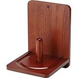 Fat Cat Billiard/Pool Accessory: Wall Mounted Wood Cone Chalk Holder, Mahogany Finish