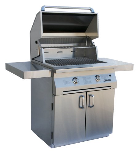 Solaire 30-Inch Infrared Natural Gas Cart Grill, Stainless Steel