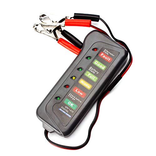 Topfire 12V Digital Battery Alternator Tester Car Vehicle Diagnostic Tool Motorcycle LED Lights Display Battery Tester - Thumbnail 3