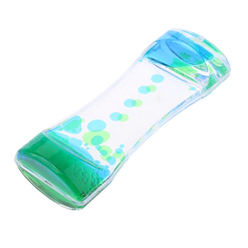 image for MonkeyJack 2 Pieces Liquid Timer Sensory Play Motion Visual Bubble Gra