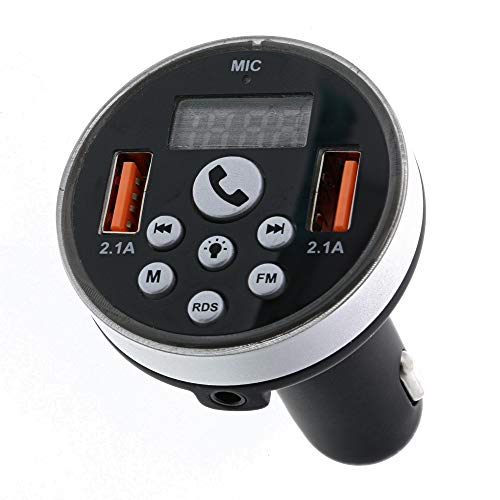 Monster Bluetooth FM Transmitter With LED Accent Ring, Music Streaming