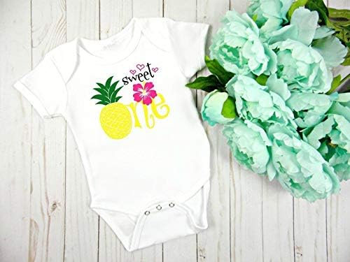 tropical baby onesie