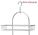 Deluxe Functional Extra Small Steel 3 Tier Hanging Shower Caddy Bathroom Storage Rack Shelf