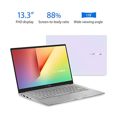 ASUS-VivoBook-S13-Thin-and-Light-Laptop-133-FHD-Display-Intel-Core-i5-1035G1-CPU-8GB-LPDDR4X-RAM-512GB-PCIe-SSD-Windows-10-Home-Fingerprint-Reader-Dreamy-White-S333JA-DS51-WH