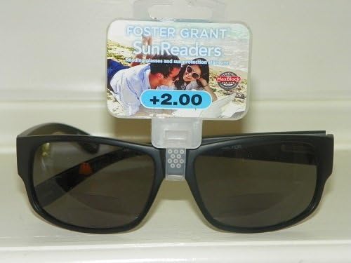 2.0 Reading Glasses / Sunglasses Combo by SunReaders