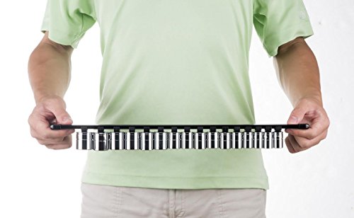 image for 1/2-Inch Drive Aluminum Socket Organizer | ARES 70203 | Store up to 16