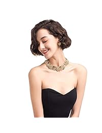 Holylove juego de gargantilla + aretes + pulsera, en 7 colores, con caja de regalo.