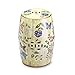 Accent Plus Butterfly Garden Ceramic Stool 13x13x19
