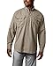 Columbia Men’s PFG Bahama™ II Long Sleeve Shirt, Fossil, Medium
