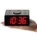 KWANWA Alarm Clock, Dual Alarm, 2-Level Alarm Volume, 3-Level Led Brightness, 12/24Hr, Snooze, Battery Operated, Clock for Bedroom, Kitchen
