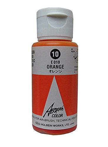 Aeroflash Color (Orange E-010) 1 Bottle of 35ml From Holbein Japan