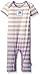 Burt's Bees Baby Girls' Organic Stripe Dip Dye Coverall