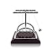 HARBORII Newton's Cradle Balance Ball Plastic Frame Base Steel Balance Ball T-Shape Physics Science Desk Toy (M)