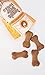 Doggie Beer Bones Dog Treats Crunchy Peanut Butter Dog Treats, High Fiber, High Protein, Low Fat, Supports Healthy Skin, and Coat, Low Calorie (Peanut Butter, 8 Ounce)