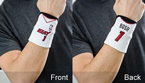 NBA Miami Heat Chris Bosh Jersey #1 Fan Band Wristband Sweatband