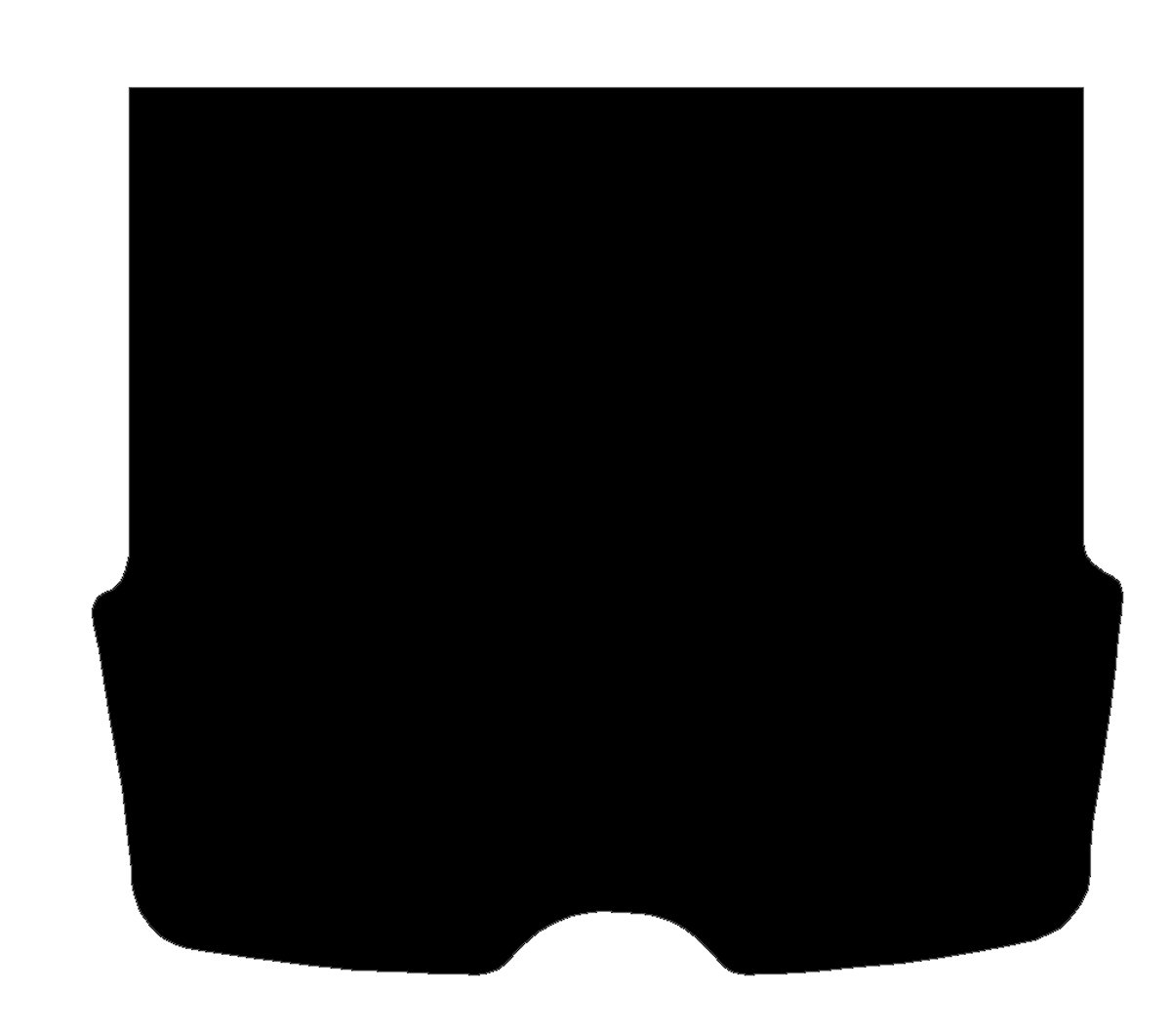 Sakura WW1338 Rubber Boot Mat, Black Trim