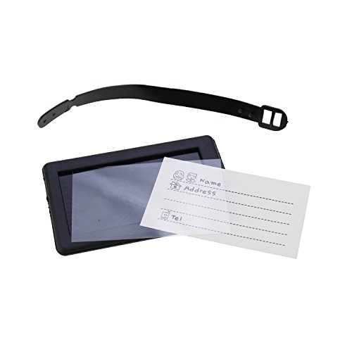 12 Pieces Luggage Tags Assorted Travel Suitcase Labels Business ID Card Holder