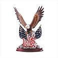 Eagle Sculpture on Wood Base - Style 32419