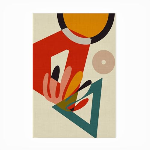 Trademark Fine Art Outdoor Canvas Art - Ana Rut Bre 'Mid Century Cirque 2' Wall…