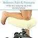 Vive Mobility Knee Walker Pad Cover - Plush Synthetic Faux Sheepskin Scooter Cushion - Accessory for Knee Roller - Leg Cart Improves Comfort During Injury (Off-White)