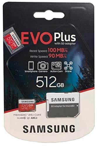 Samsung EVO+ Plus 512GB Micro SD Card Works with Nintendo Switch