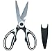 Kitchen Shears Kitchen Scissors DOGOO Heavy Duty Kitchen Purpose Utility Shears for Chicken, Poultry, Fish, Meat, Vegetables, Herbs,BBQ (Black/White)