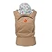 Mo+m Ergonomic Baby Sling Carrier w/ Mesh Cooling Vent, Hood & Pockets (Desert Tan)